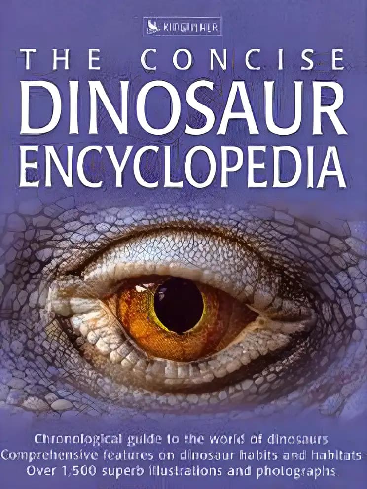 Book cover of 'The Concise Dinosaur Encyclopedia'