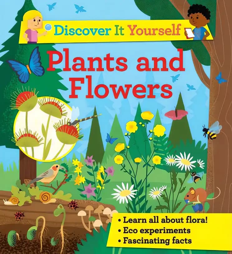 Book cover of 'Discover it Yourself: Plants and Flowers'