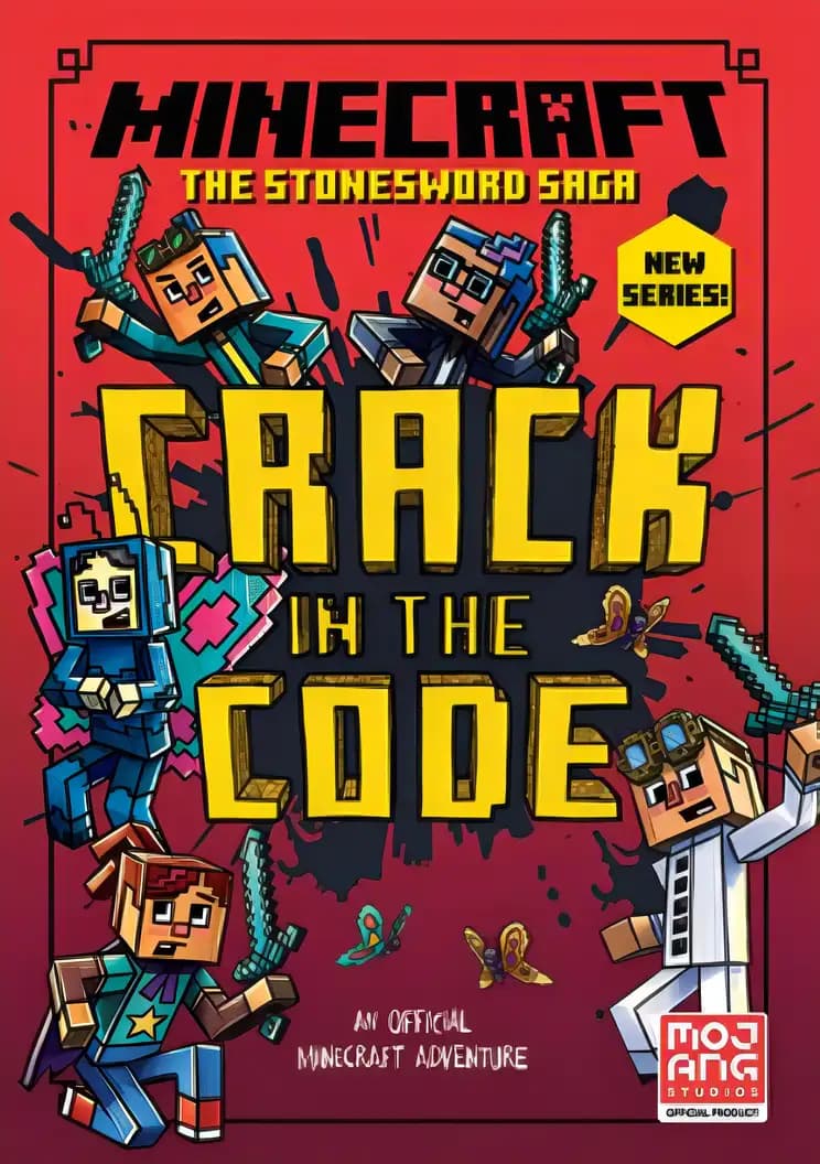 Book cover of 'Minecraft: Crack in the Code! (Stonesword Saga #1)'