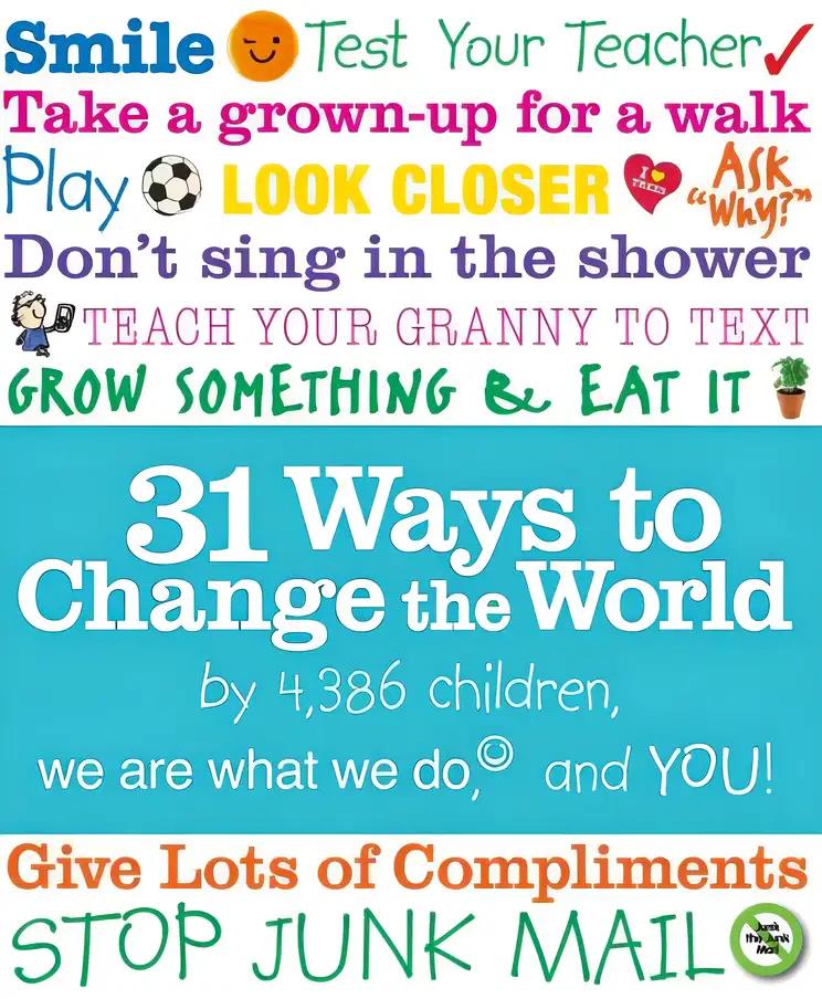 31 Ways to Change the World