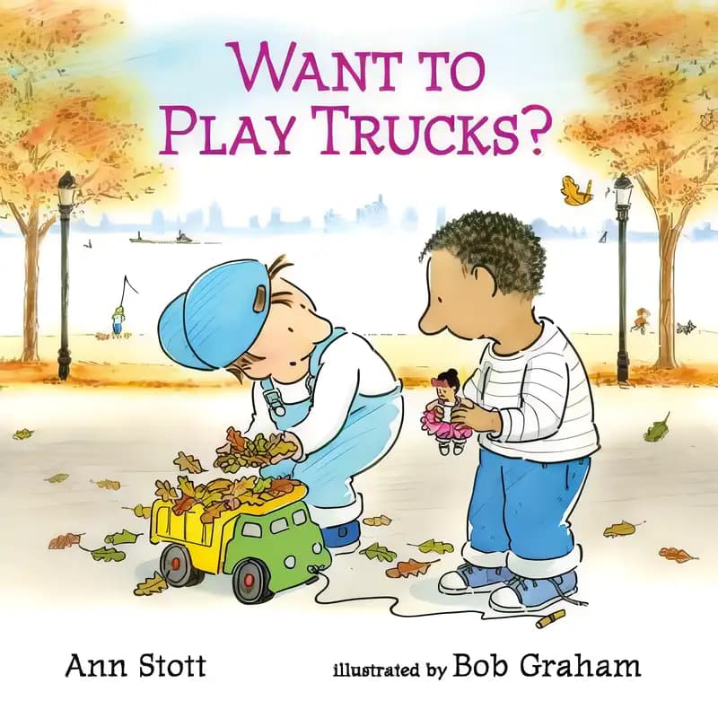 Book cover of 'Want to Play Trucks?'