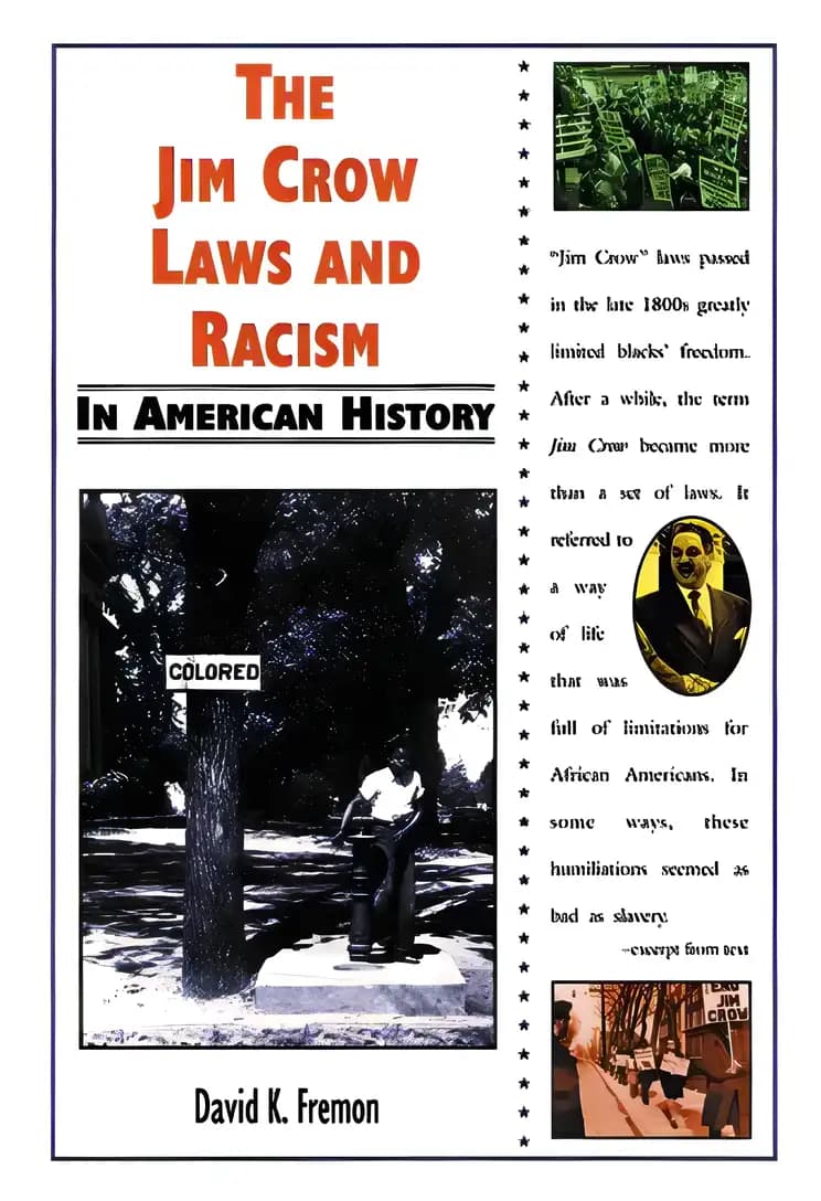 Book cover of 'The Jim Crow Laws and Racism in American History'