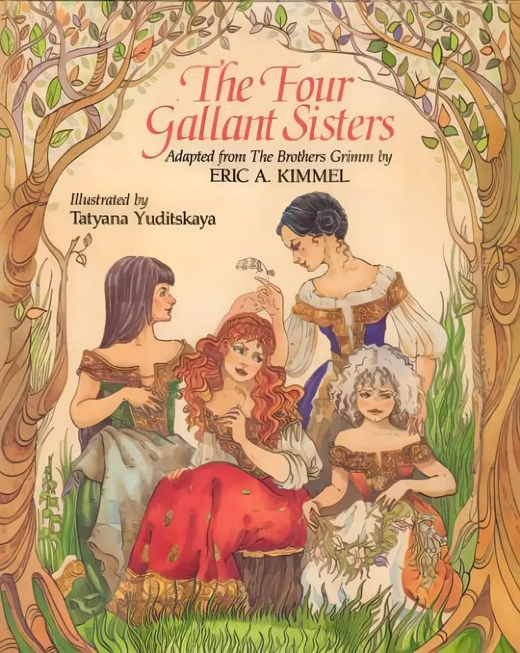 Book cover of 'The Four Gallant Sisters'