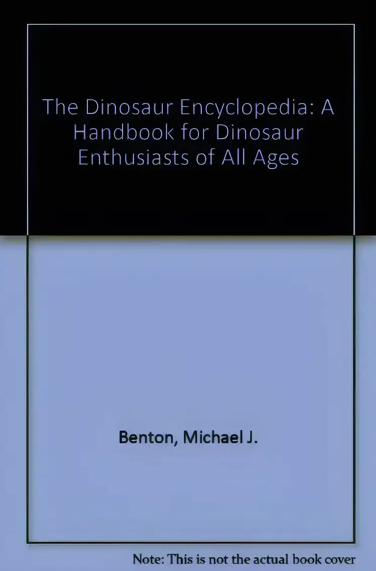 Book cover of 'The Dinosaur Encyclopedia'