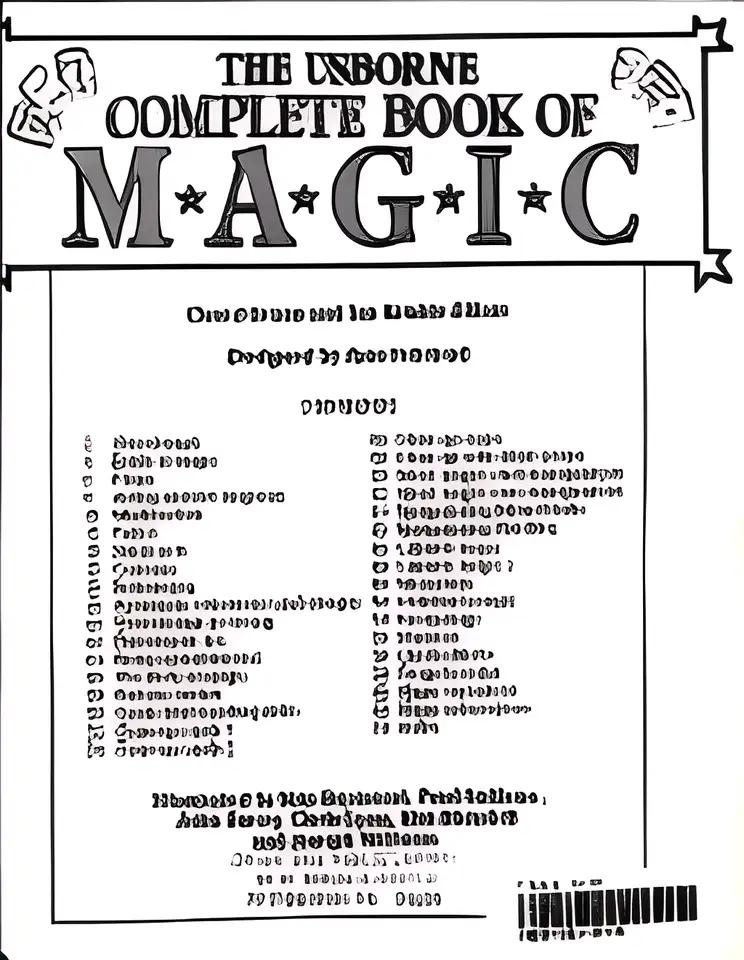 Usborne Complete Book of Magic (Complete Book of Magic Series)