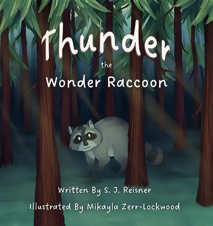 Book cover of 'Thunder the Wonder Raccoon'