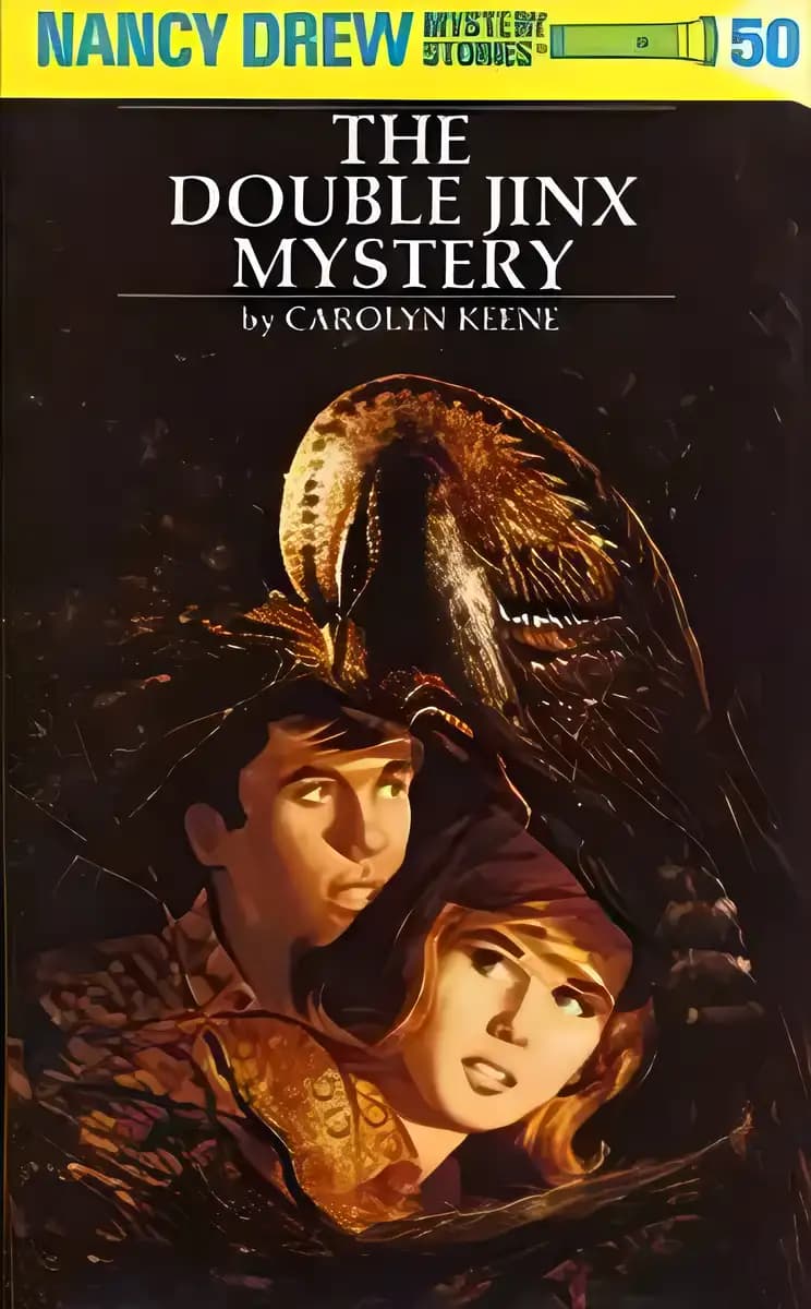 Book cover of 'The Double Jinx Mystery'