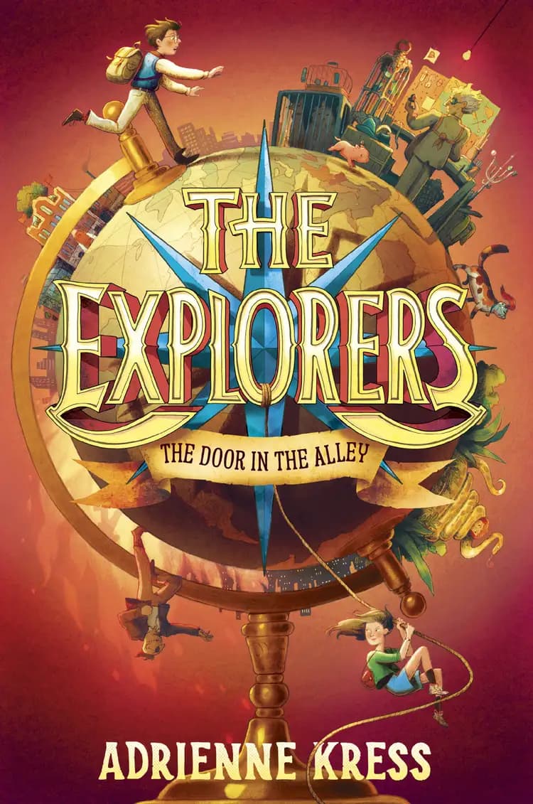 Book cover of 'The Door in the Alley: The Explorers'