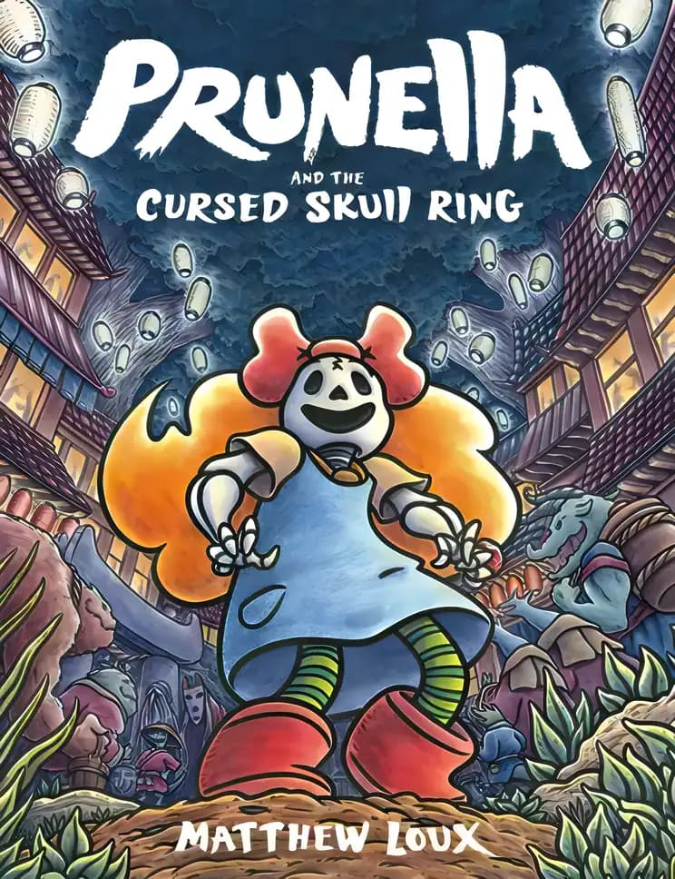 Book cover of 'Prunella and the Cursed Skull Ring'