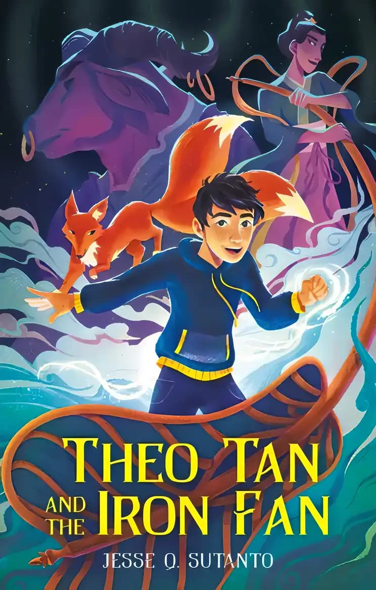 Book cover of 'Theo Tan and the Iron Fan'