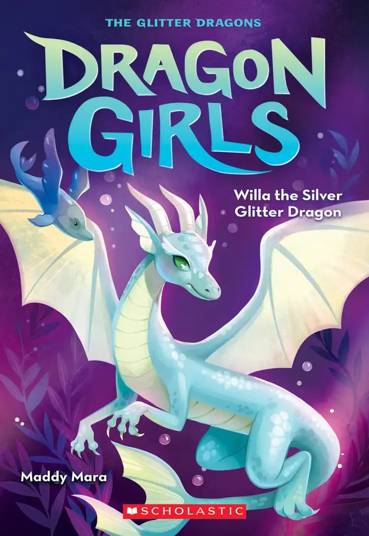 Book cover of 'Willa the Silver Glitter Dragon'