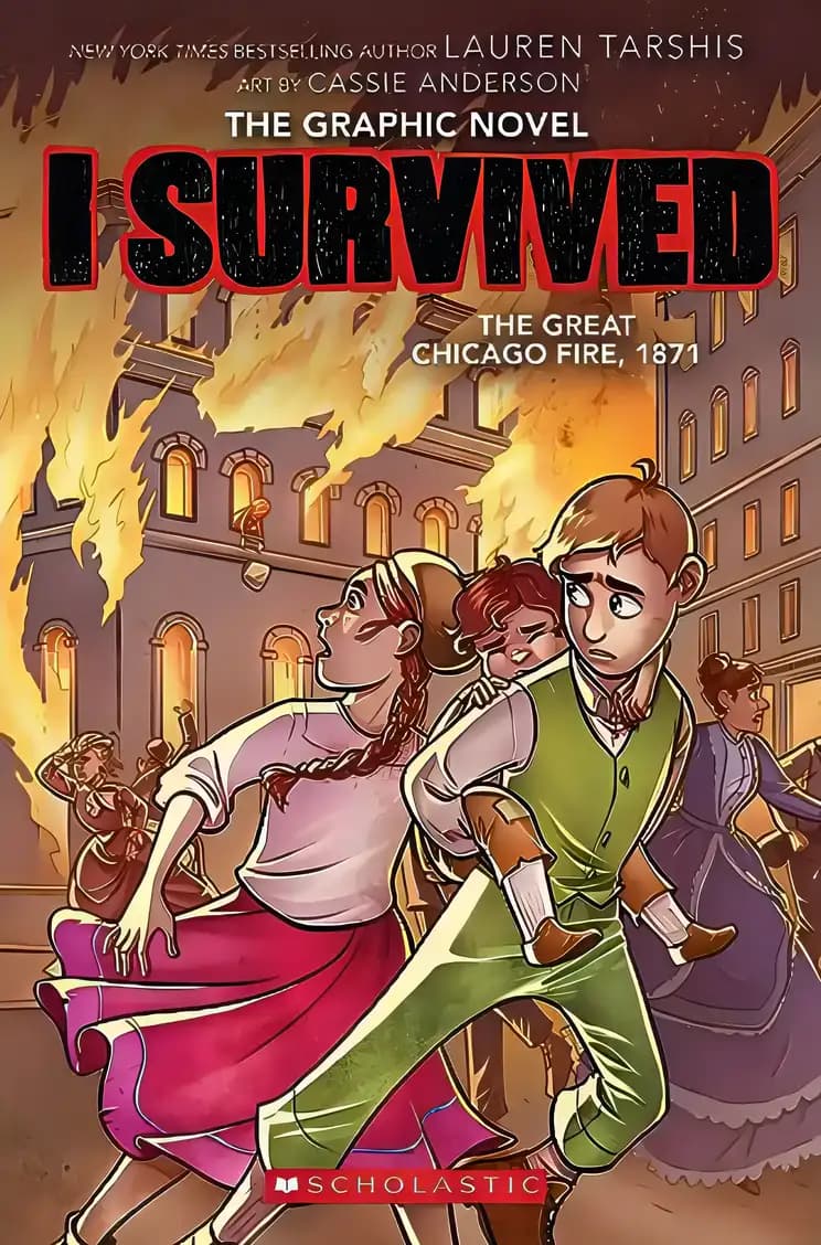 Book cover of 'I Survived the Great Chicago Fire, 1871'