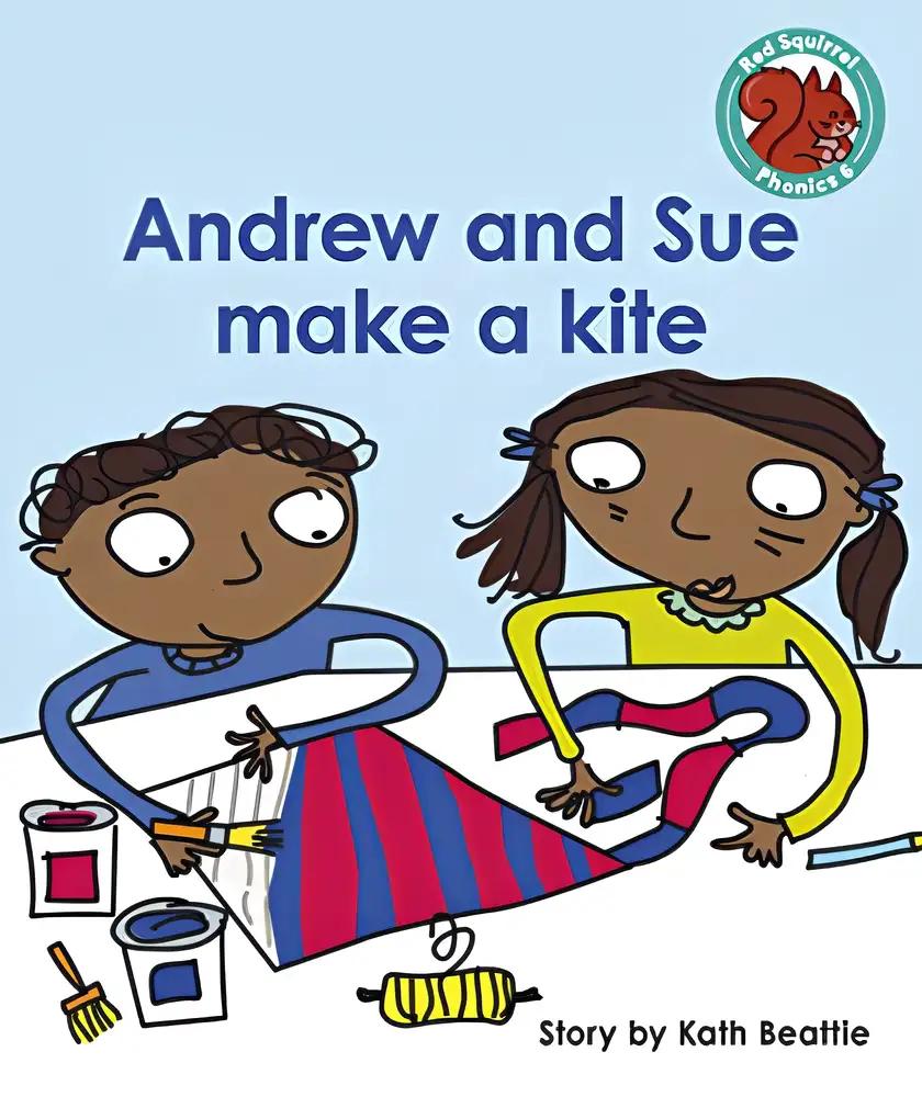 Andrew and Sue make a kite