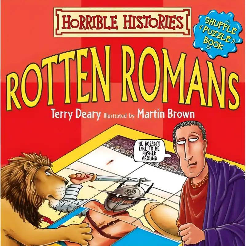 Rotton Romans Shuffle-puzzle Book (Horrible Histories Novelty)