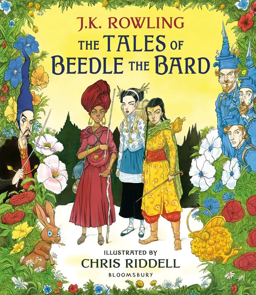 Book cover of 'The Tales of Beedle the Bard - Illustrated Edition'