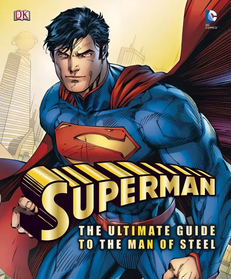 Book cover of 'Superman the Ultimate Guide to the Man of Steel'