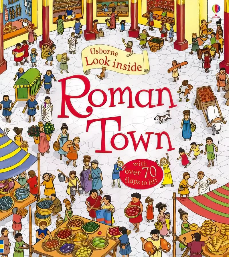 Book cover of 'Look Inside A Roman Town'