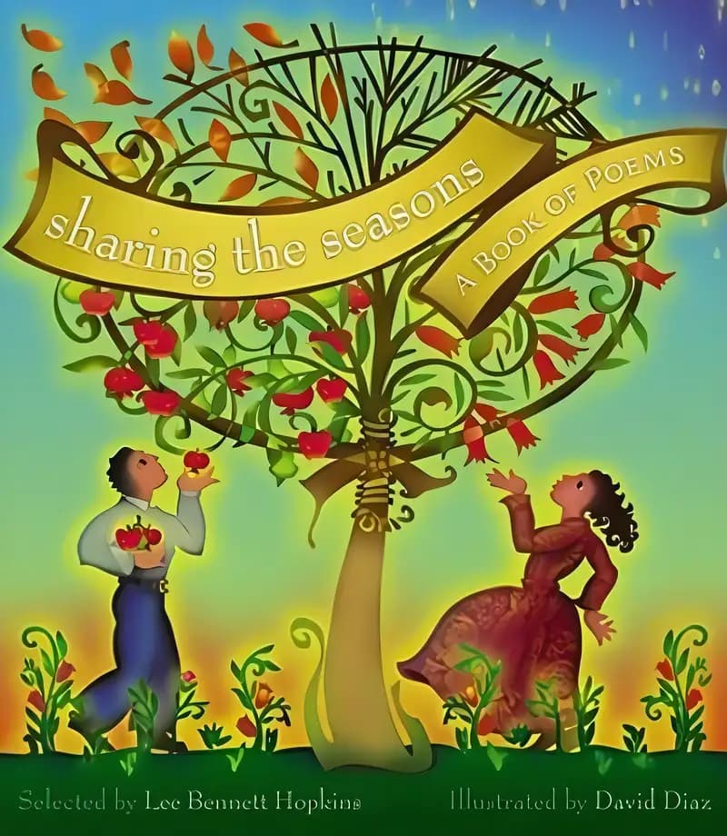 Book cover of 'Sharing the Seasons: A Book of Poems'