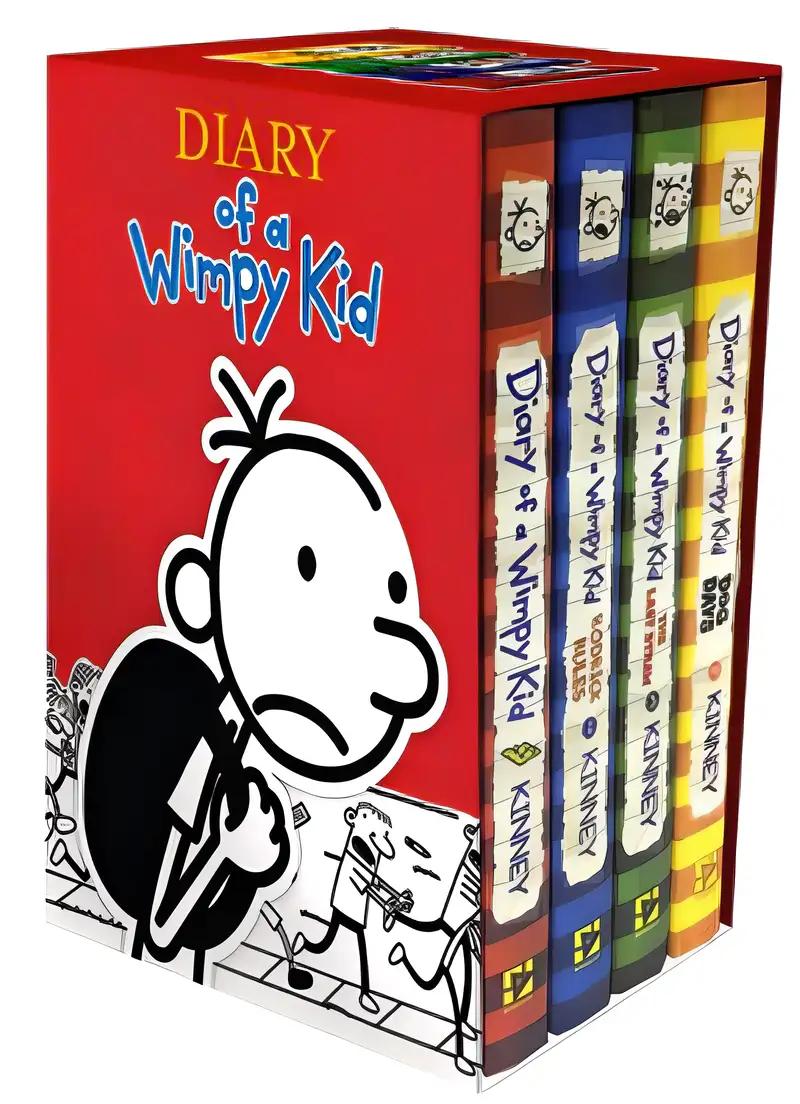 Diary of a Wimpy Kid Box of Books 1-4