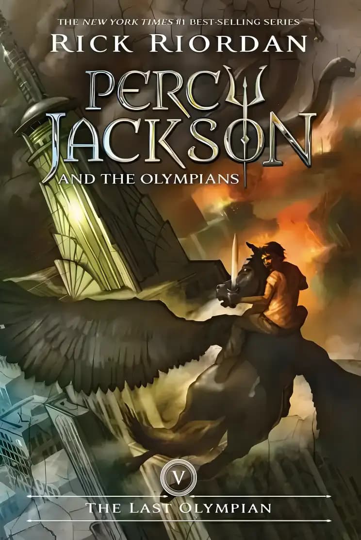 Book cover of 'Percy Jackson & The Olympians: The Last Olympian'