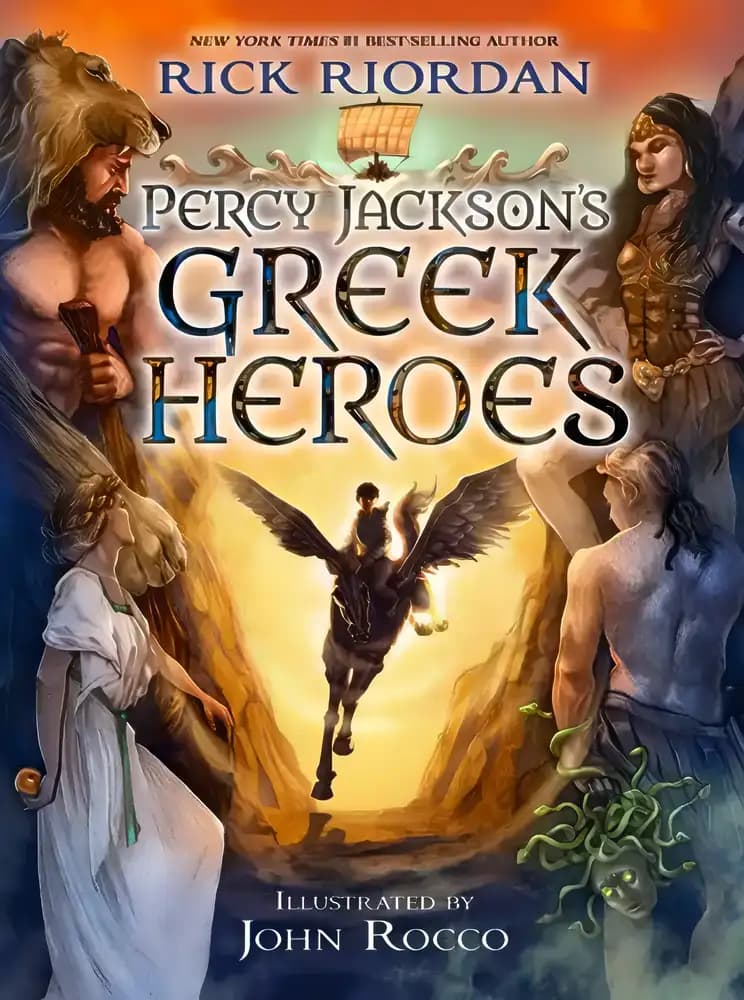 Book cover of 'Percy Jackson's Greek Heroes'