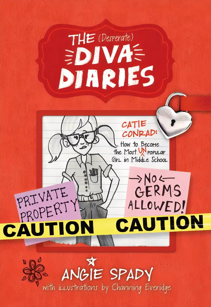 Book cover of 'Catie Conrad: How to Become the Most (un)Popular Girl in Middle School (Desperate Diva Diaries Series)'