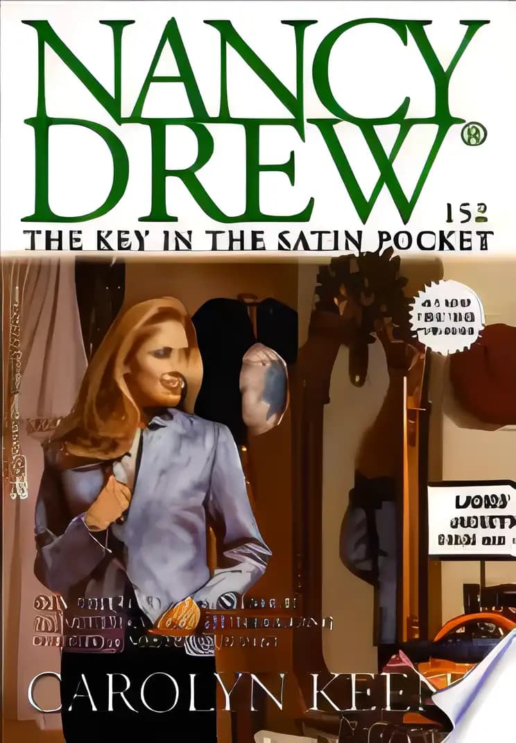 Book cover of 'The Key in the Satin Pocket (Nancy Drew Mysteries Book 152)'