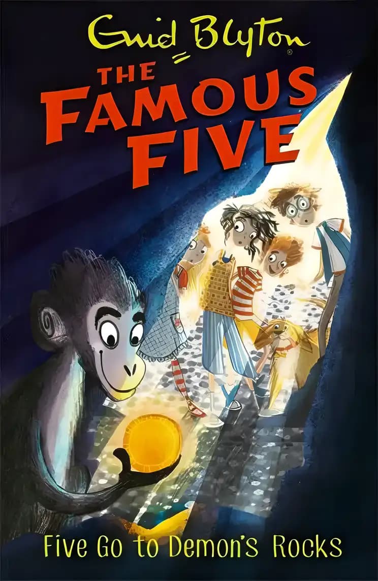 Book cover of 'Famous Five: Five Go to Demon's Rocks'