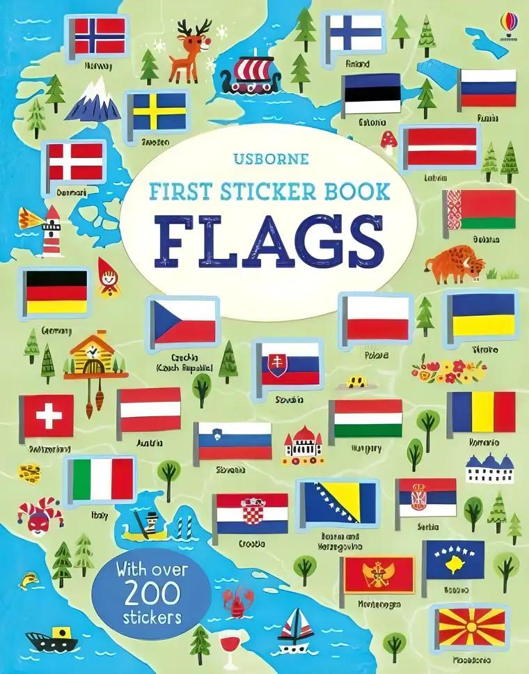 First Sticker Book Flags