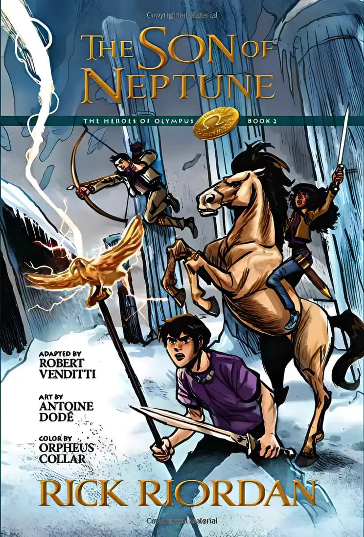 Book cover of 'Heroes of Olympus, The, Book Two: Son of Neptune, The: The Graphic Novel'