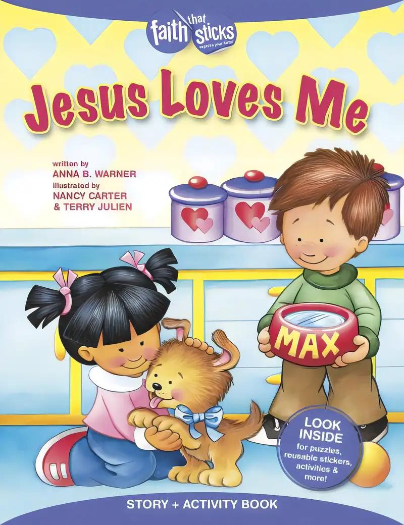 Jesus Loves Me Story + Activity Book (Faith That Sticks Books)