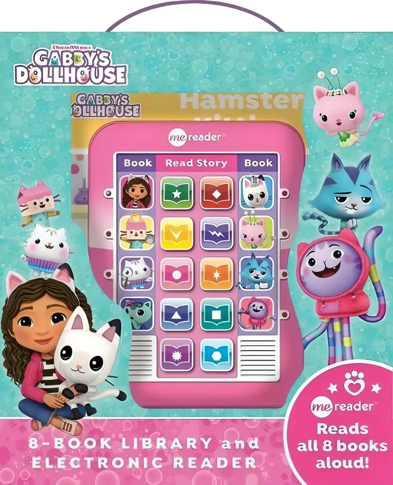 DreamWorks Gabby's Dollhouse: Me Reader 8-Book Library and Electronic Reader Sound Book Set