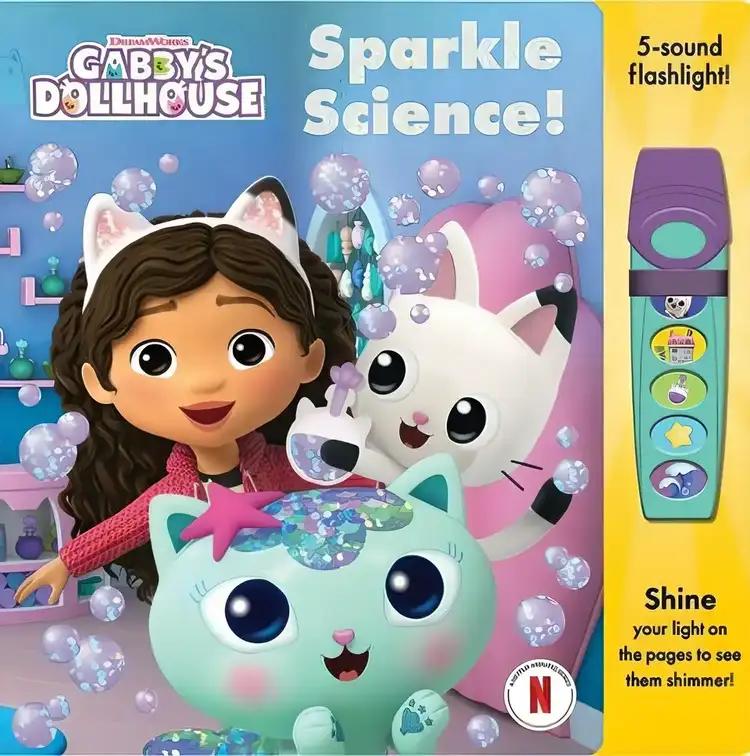 Gabby's Dollhouse Sparkle Science Glow Flashlight