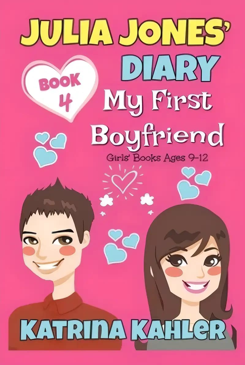 Book cover of 'Julia Jones' Diary - Book 4 - My First Boyfriend: Girls Books Ages 9-12'