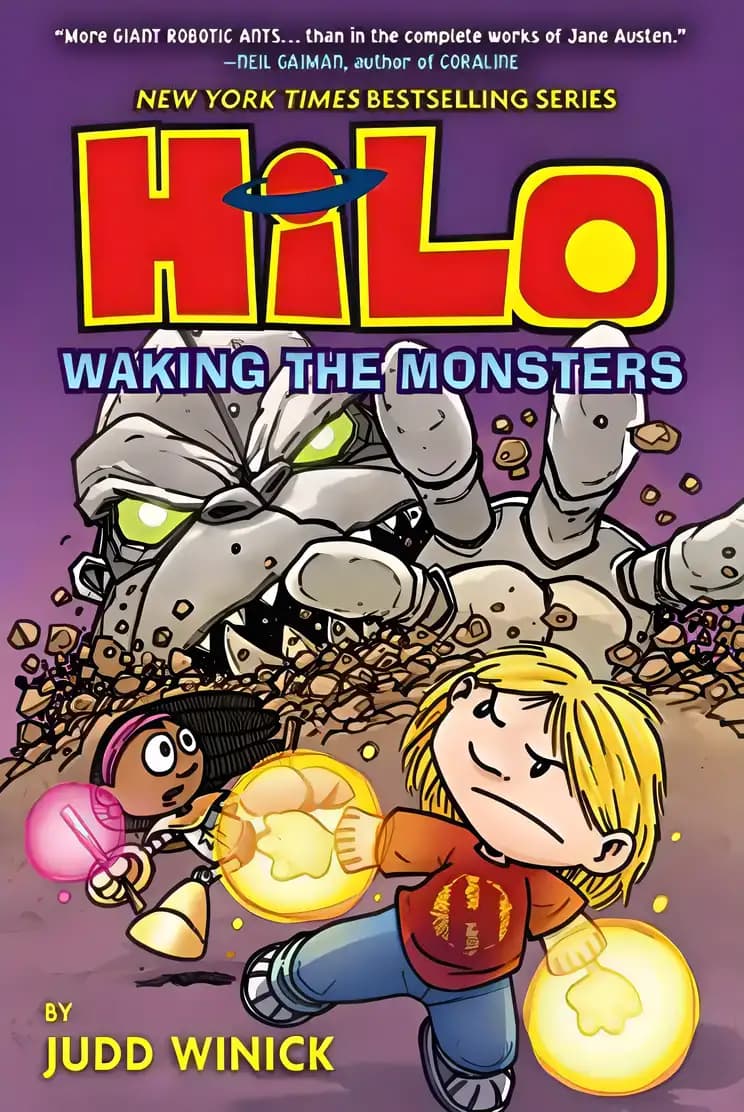 Book cover of 'Waking the Monsters: Hilo Book 4'