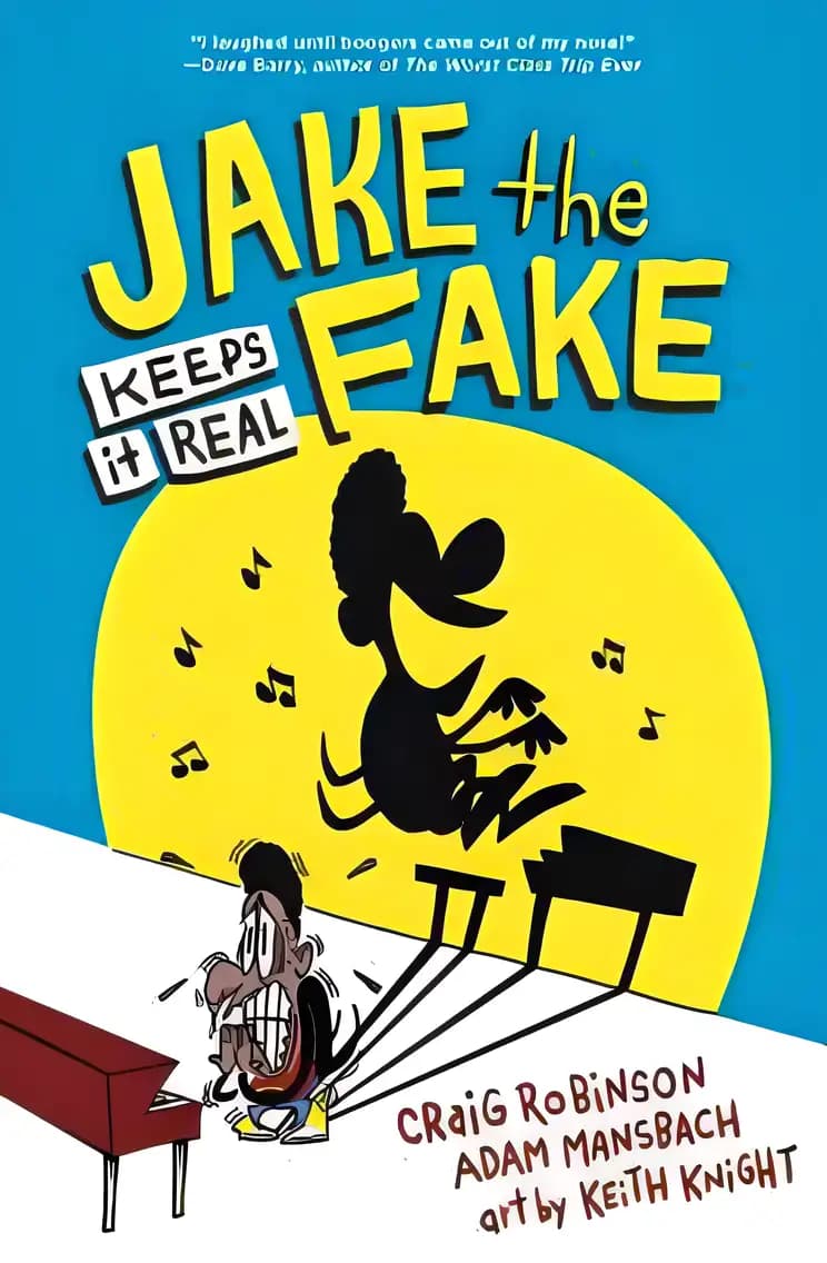 Book cover of 'Jake the Fake Keeps It Real'