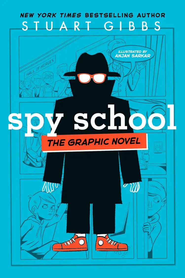 Book cover of 'Spy School the Graphic Novel'