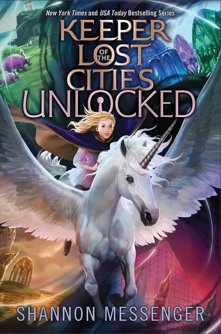 Book cover of 'Unlocked: Keeper of the Lost Cities, Book 8.5'