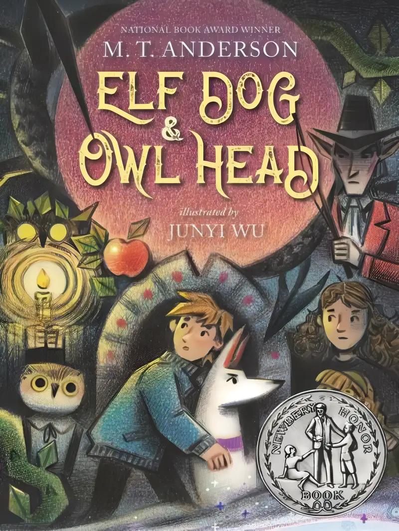 Elf Dog and Owl Head