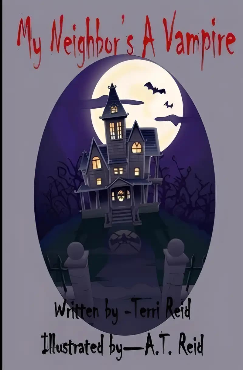 Book cover of 'My Neighbor's A Vampire (A D.O.P.I. Adventure Book 1)'