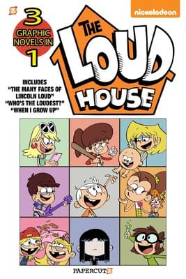 Book cover of 'The Loud House 3-in-1 #4'