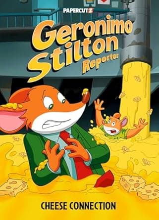 Find out why Geronimo Stilton Reporter Vol. 19: Cheese Connection (19) (Geronimo Stilton Reporter Graphic Novels) is loved by readers Book cover of 'Geronimo Stilton Reporter Vol. 19: Cheese Connection (19) (Geronimo Stilton Reporter Graphic Novels)'