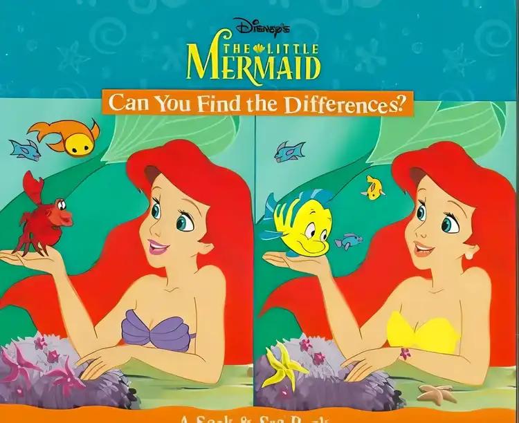 Disney's the Little Mermaid Can You Find the Differences?: A Seek & See Book