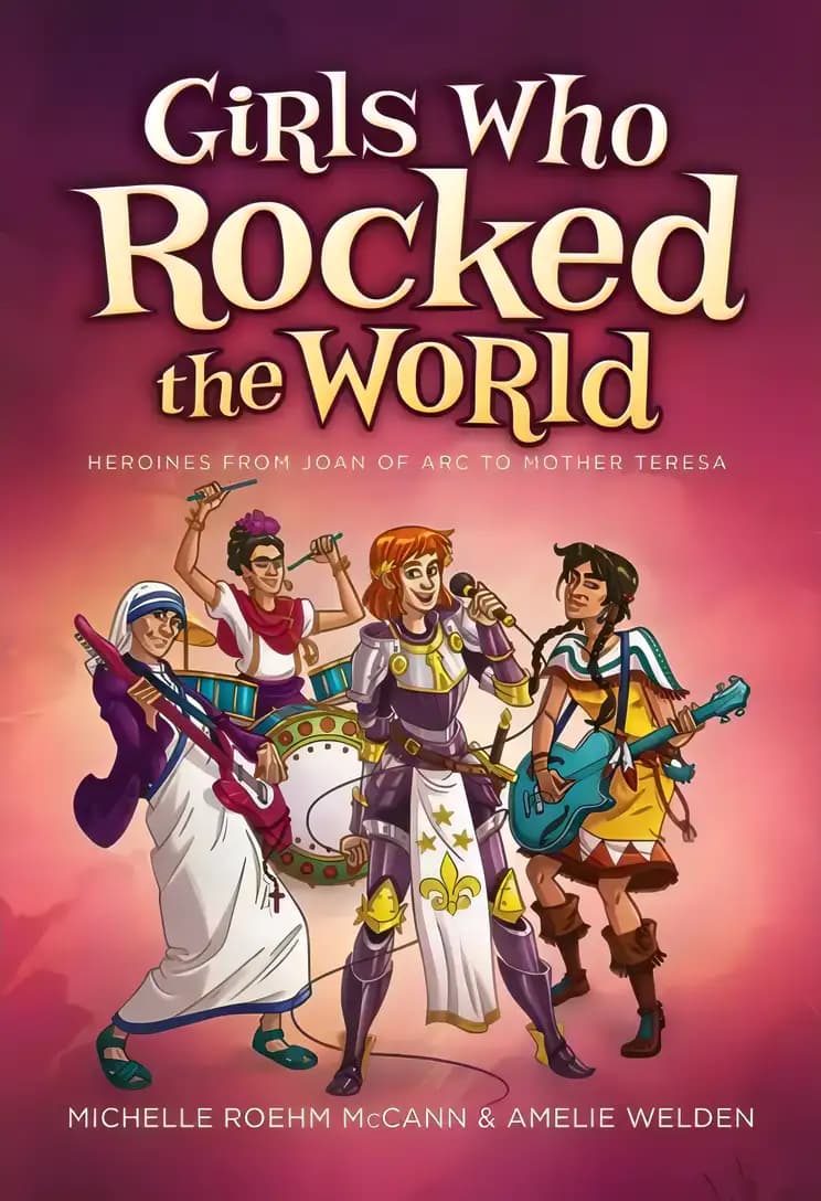 Book cover of 'Girls Who Rocked the World'