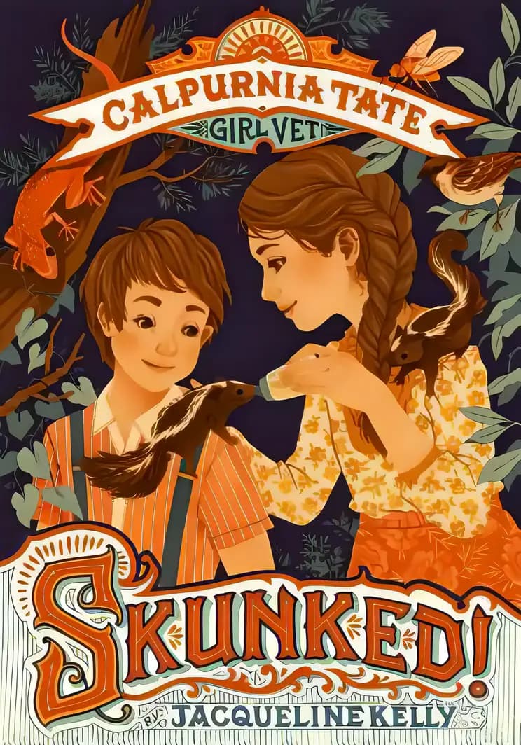 Book cover of 'Skunked!: Calpurnia Tate, Girl Vet'