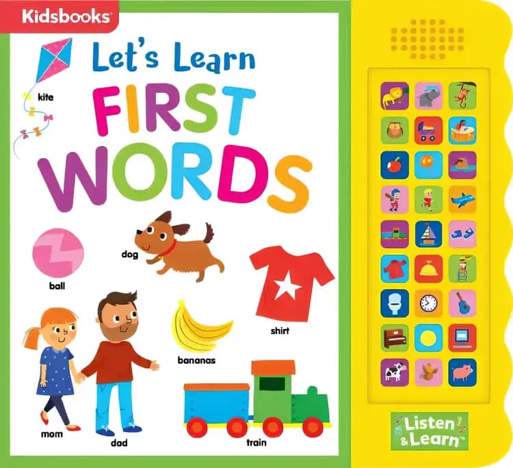 Let's Learn First Words-With 27 Fun Sound Buttons, Listen & Learn