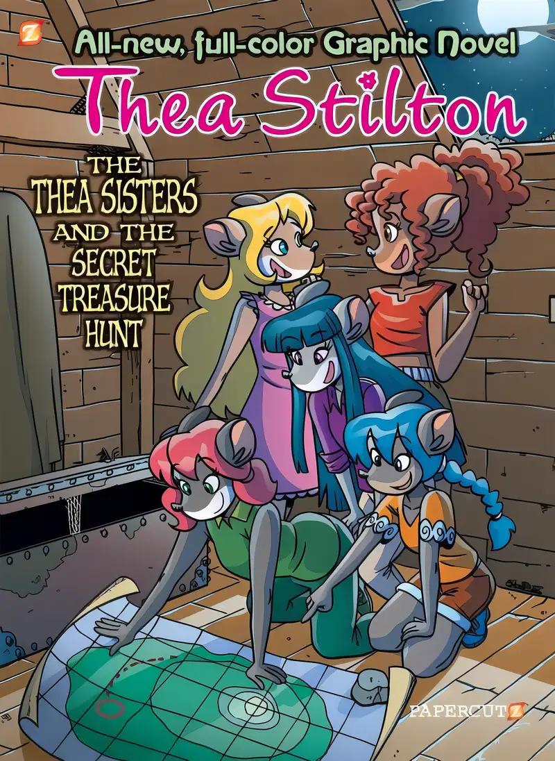 Thea Stilton Graphic Novels #8: The Thea Sisters and the Secret Treasure Hunt (8)