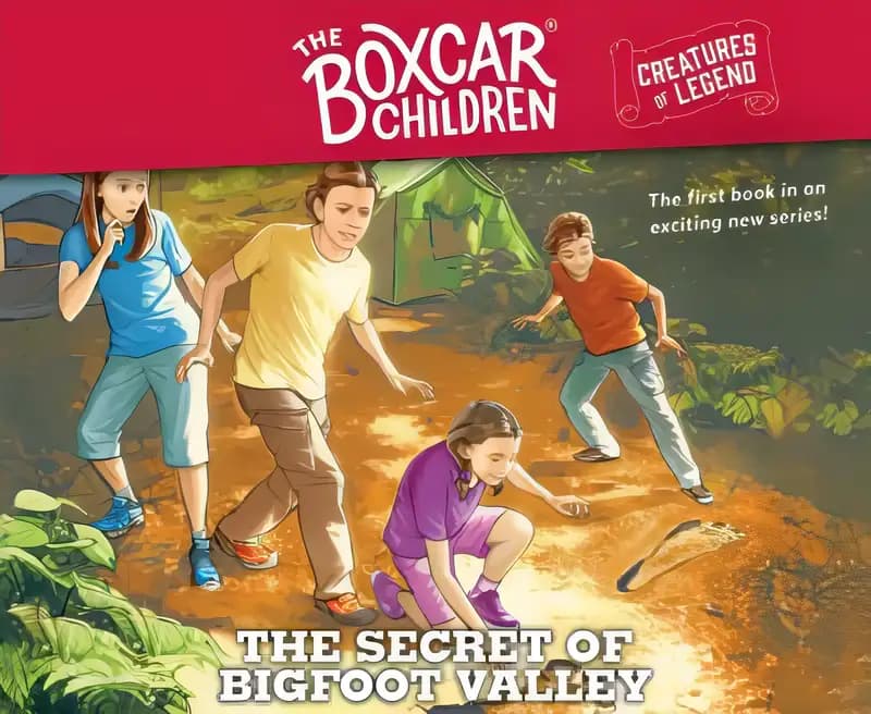 Book cover of 'The Secret of Bigfoot Valley (The Boxcar Children Creatures of Legend)'