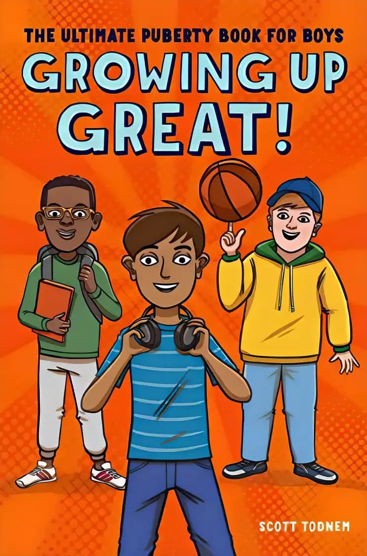 Book cover of 'Growing Up Great!: The Ultimate Puberty Book for Boys'