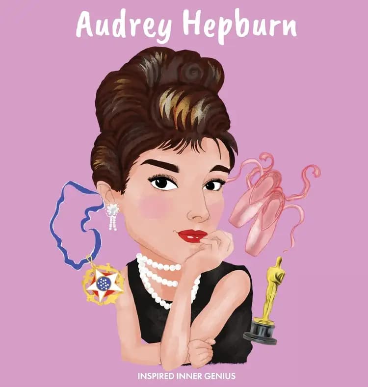 Book cover of 'Audrey Hepburn: Inspired Inner Genius'